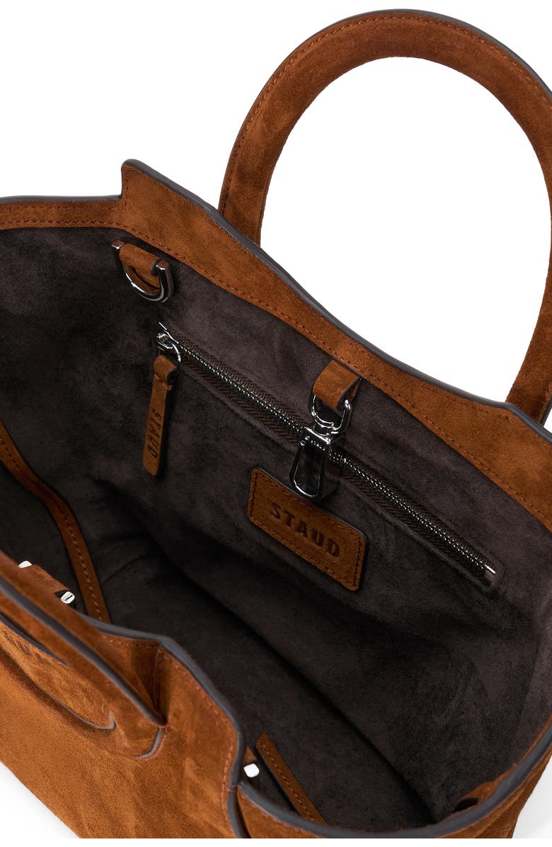 STAUD MAUDE MINI TOTE, Alternate, color, Tabac
