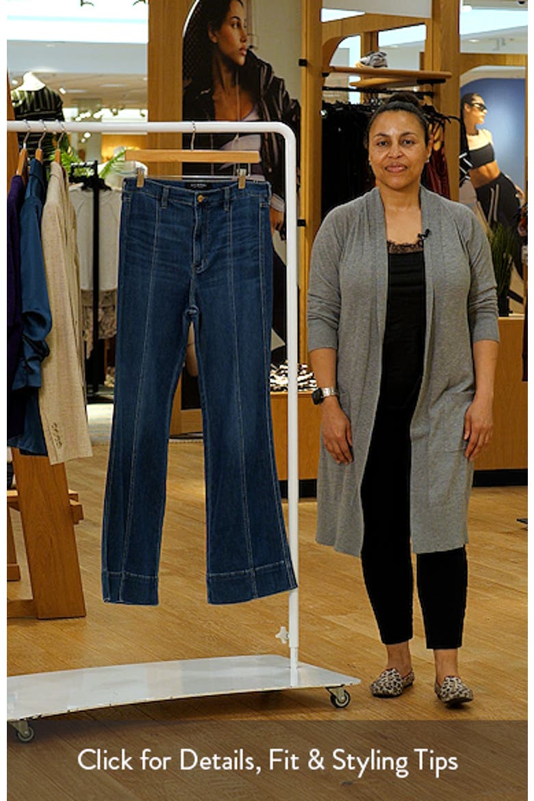 High Waist Seam Bootcut Jeans video