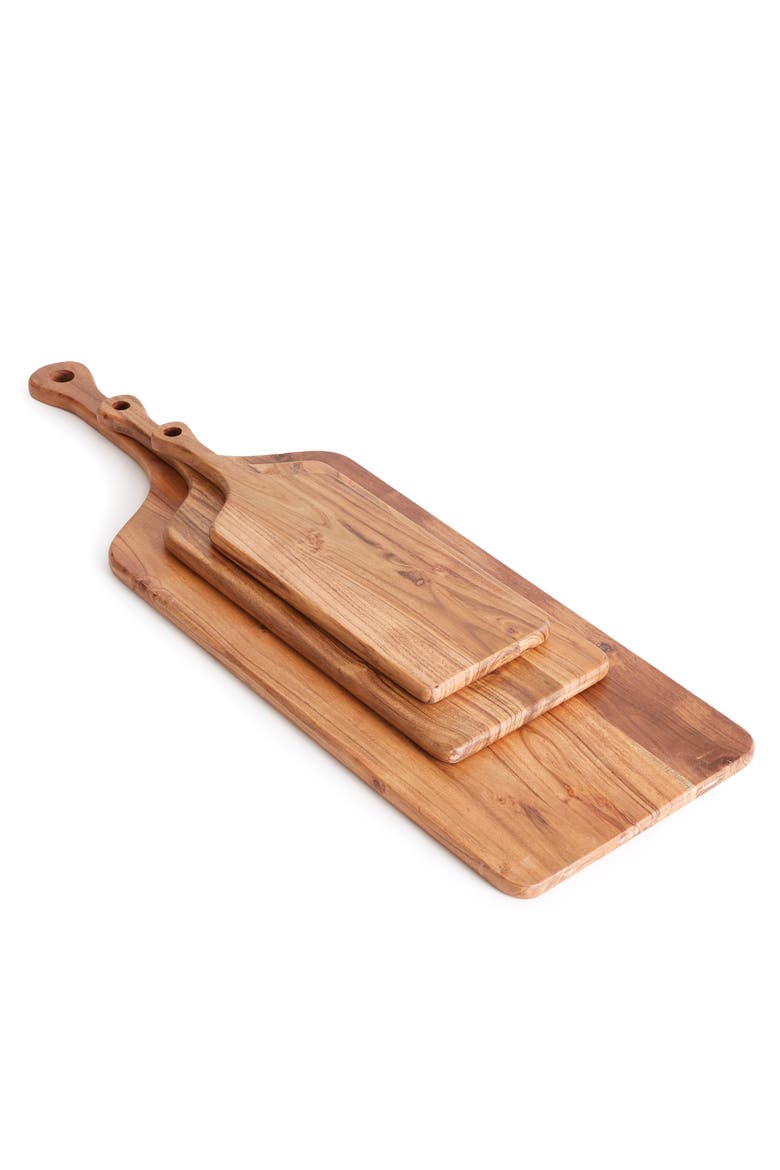 Carmella Serving Boards Set of 3, Alternate, color, Brown