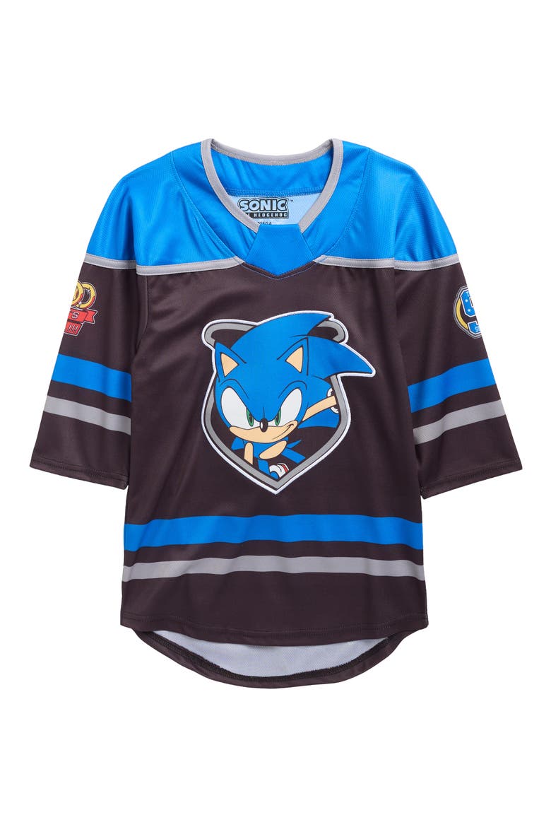 Kids' Sonic Hockey Jersey, Main, color, BLACK