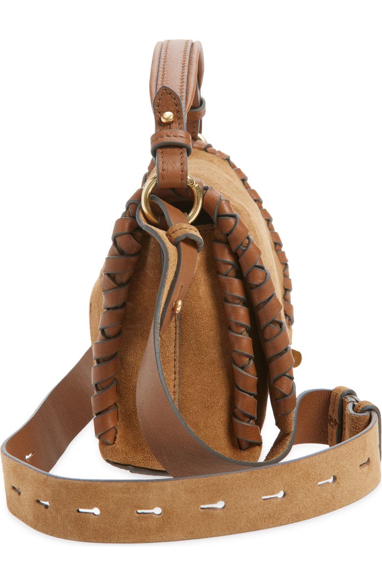 Anya Hindmarch Mortimer Whipstitch Crossbody Bag, Alternate, color, Pecan