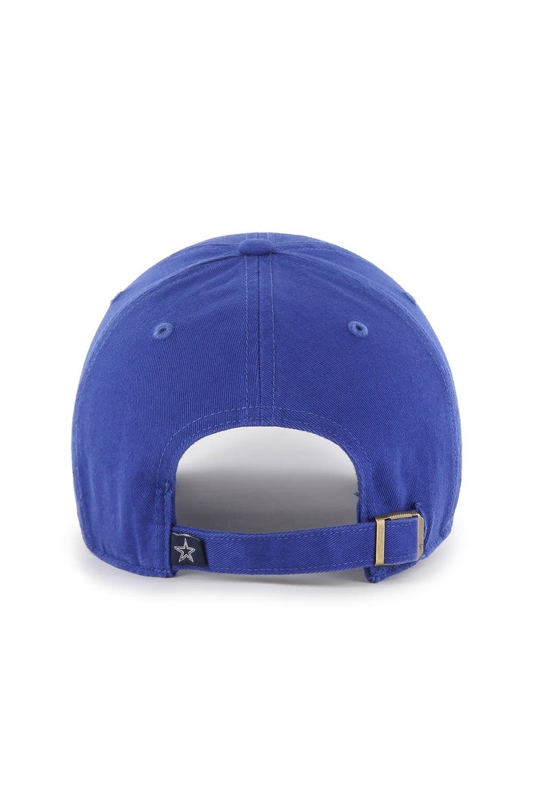 Men's '47 Royal Dallas Cowboys Secondary Clean Up Adjustable Hat, Alternate, color, Royal