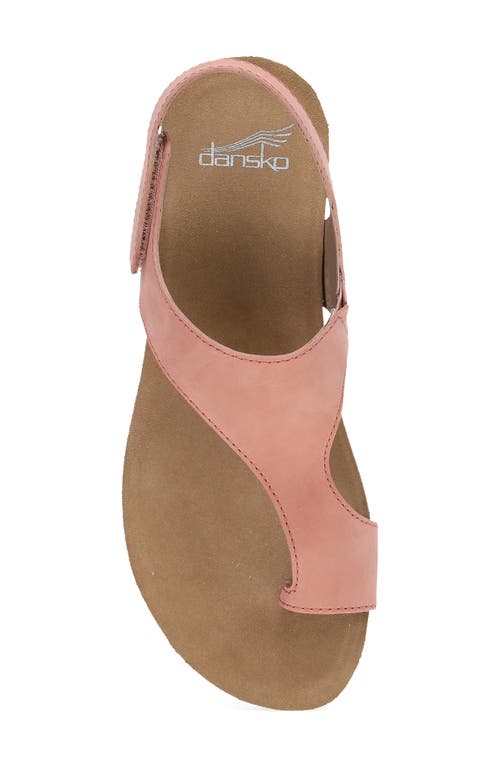 Dansko Reece Sandal In Rose Nubuck