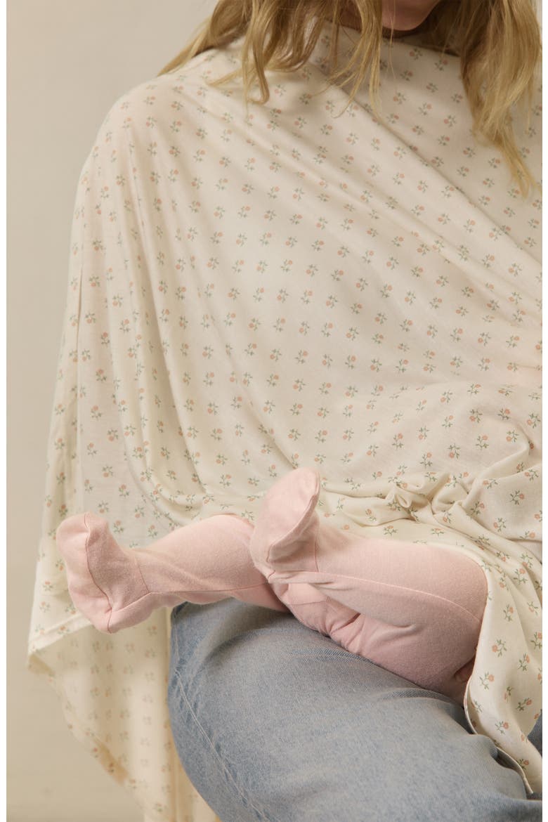 Nursing Cover, Alternate, color, BLUSH FLORET