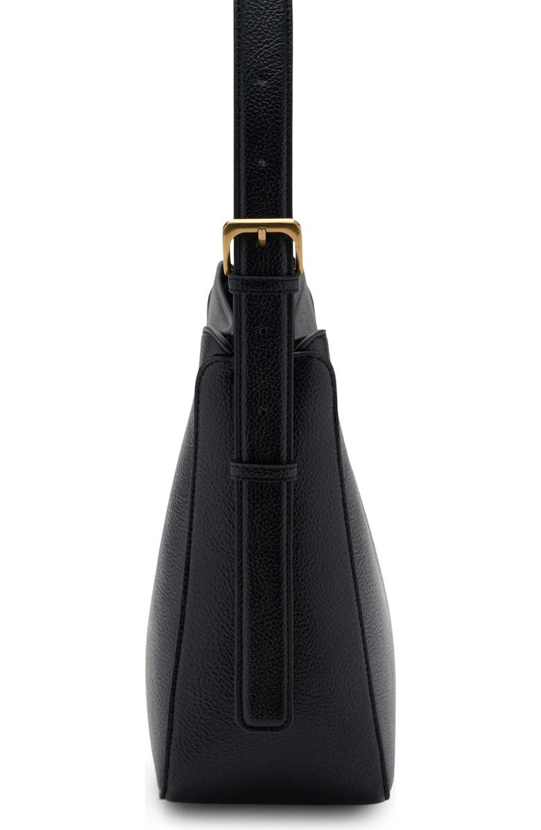 MANGO Medium Faux Leather Bucket Bag, Alternate, color,