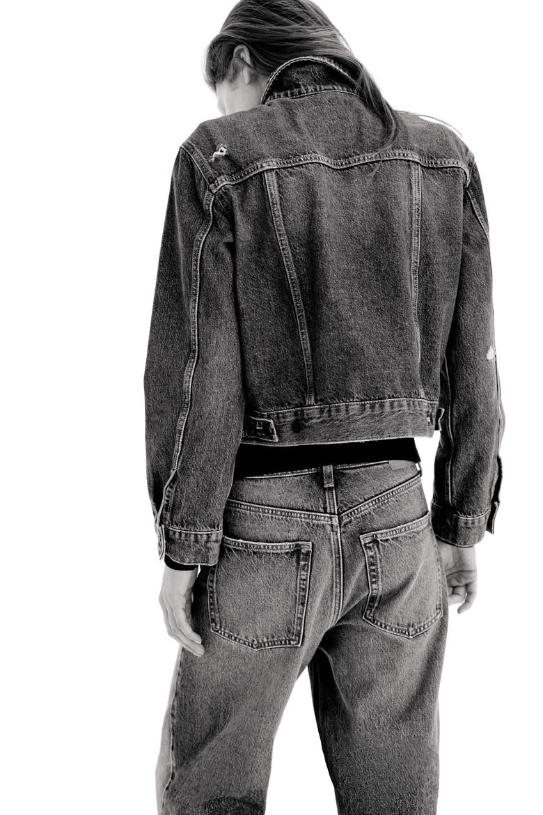 Denim Jacket, Alternate, color, Denim blue