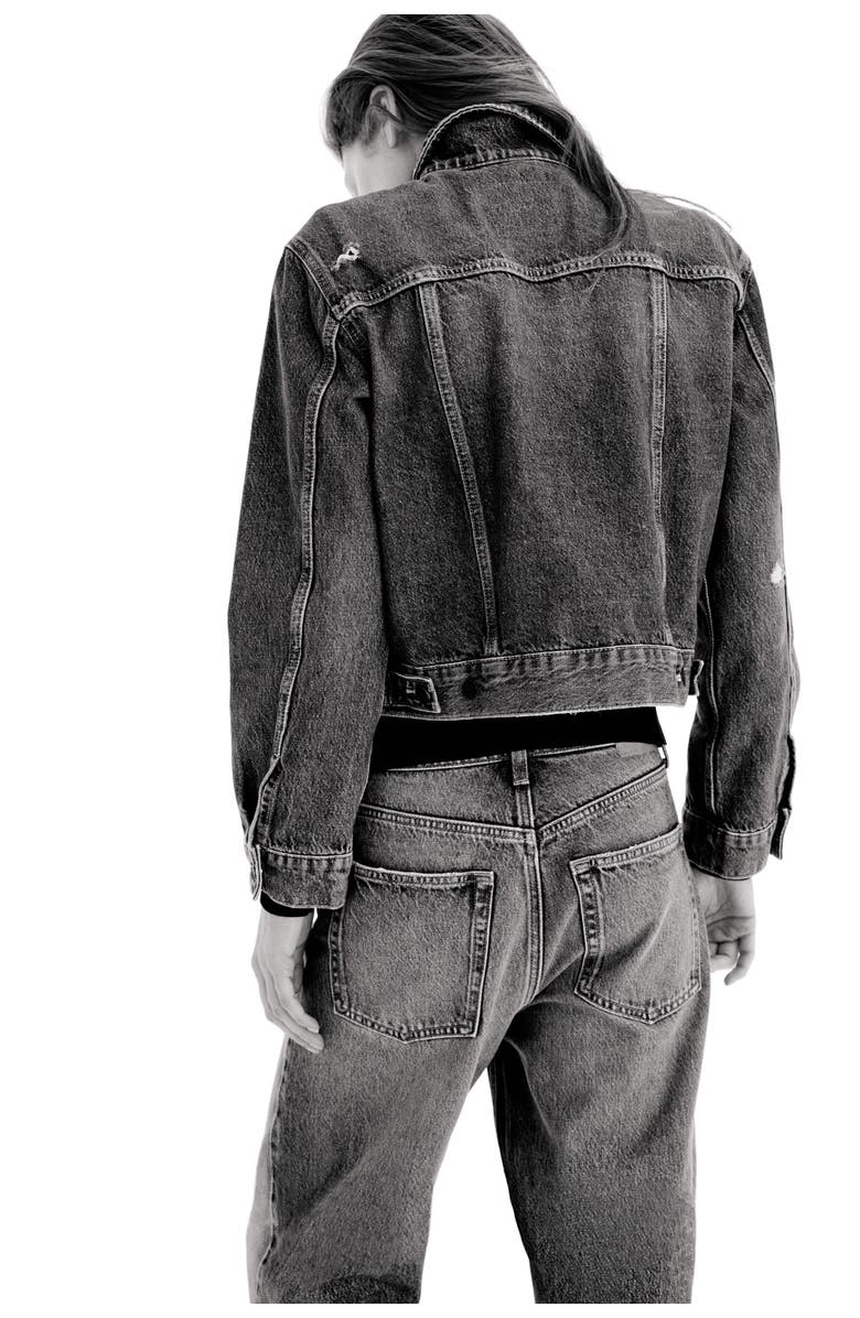 H&M Denim Jacket, Alternate, color, Denim Blue