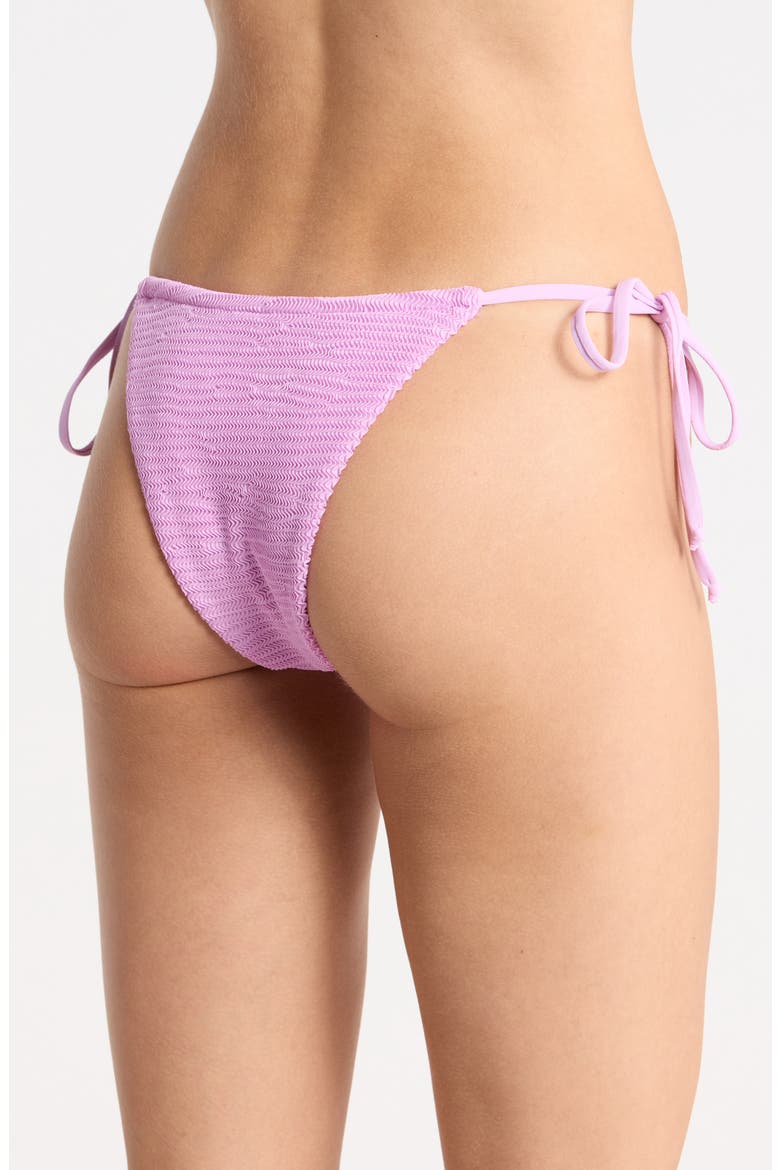 Bora Side Tie Bikini Bottoms, Alternate, color, BLOOM