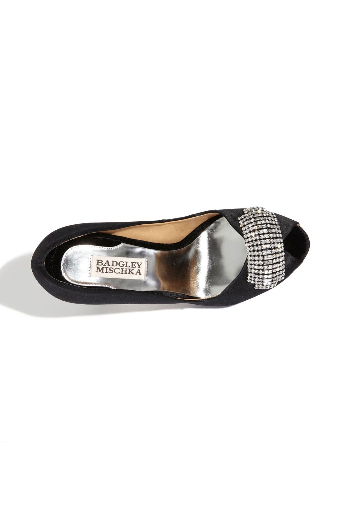 Badgley Mischka 'Julia' Pump, Alternate, color, BLACK