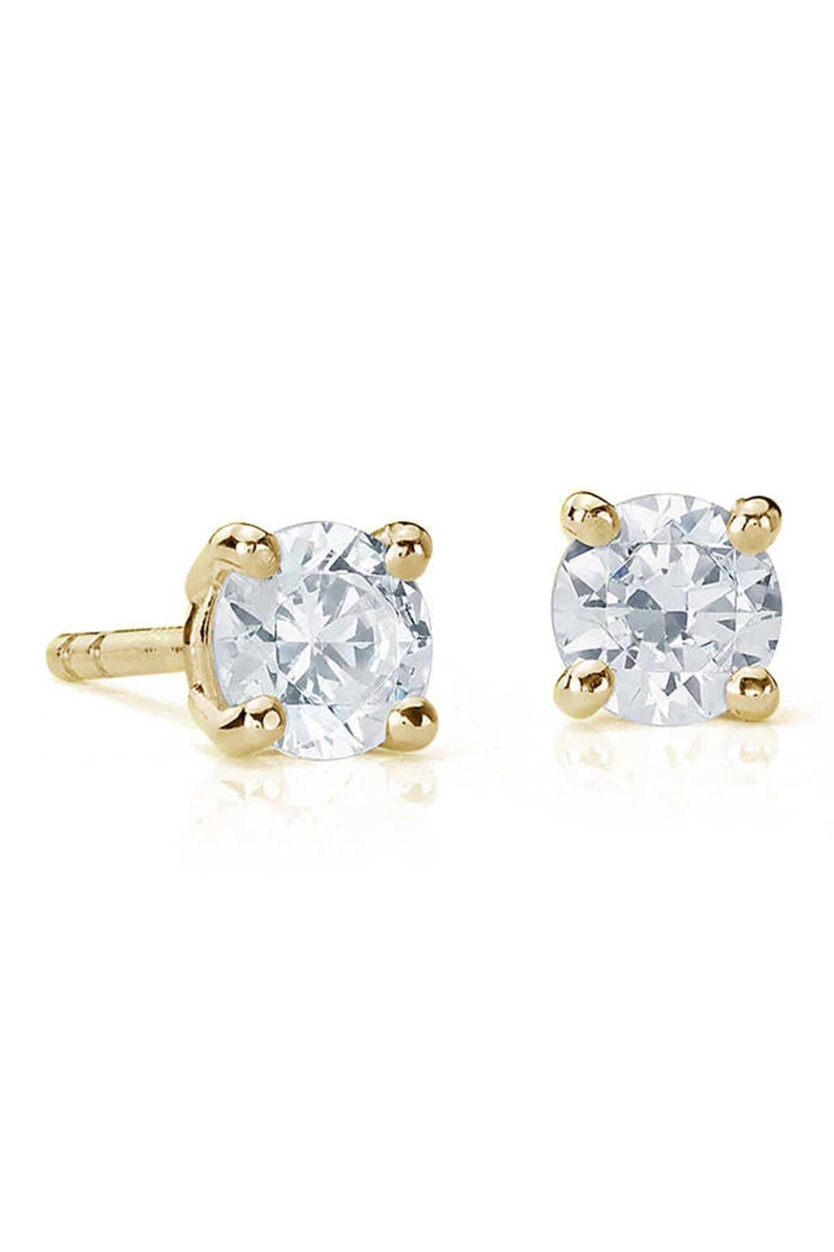 SUZY LEVIAN 14K Yellow Gold Diamond Stud Earrings - 0.50ctw