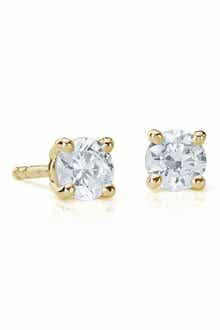 SUZY LEVIAN 14K Yellow Gold Diamond Stud Earrings - 0.50ctw