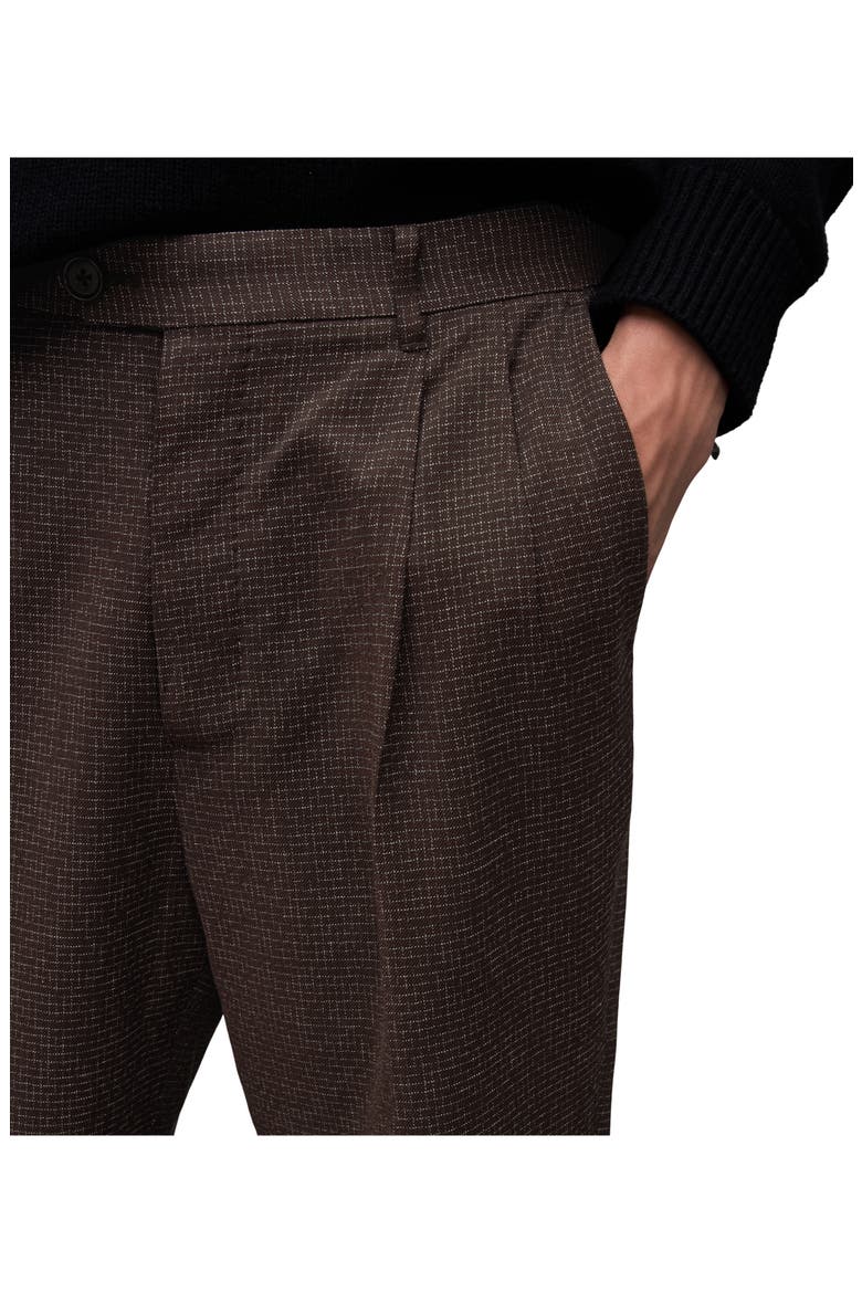 Lowdes Cuffed Ankle Pants, Alternate, color, OXBLOOD RED