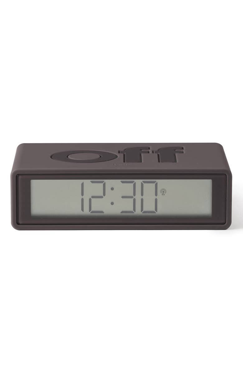 LEXON Flip+ LCD Alarm Clock, Main, color,