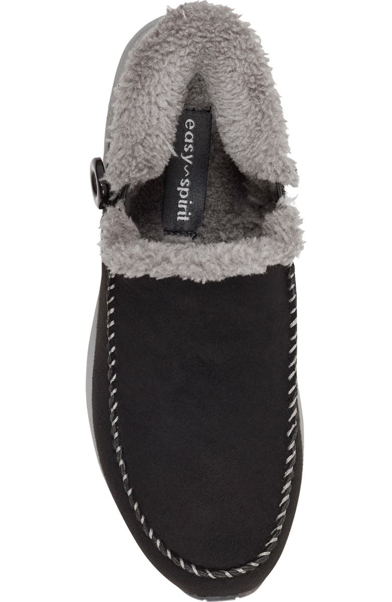 Easy Spirit Turner Faux Fur Lined Bootie, Alternate, color, Blk01