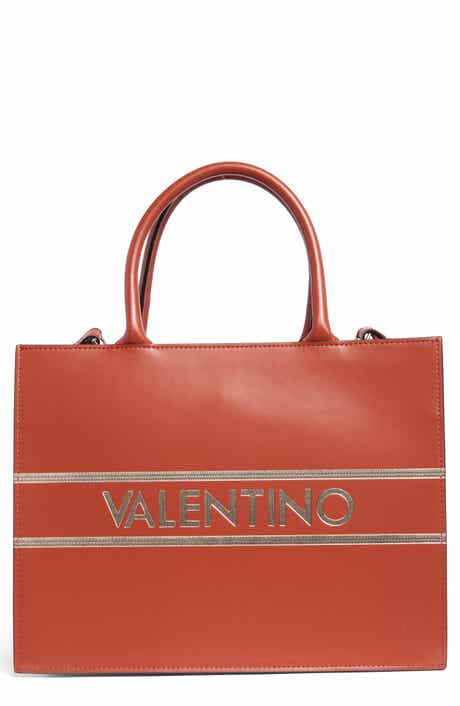 VALENTINO BY MARIO VALENTINO Victoria Gold Leather Tote Bag
