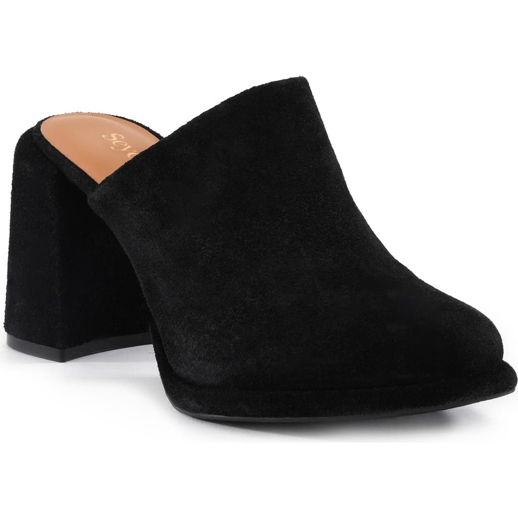 Seychelles Honor Platform Mule In Black