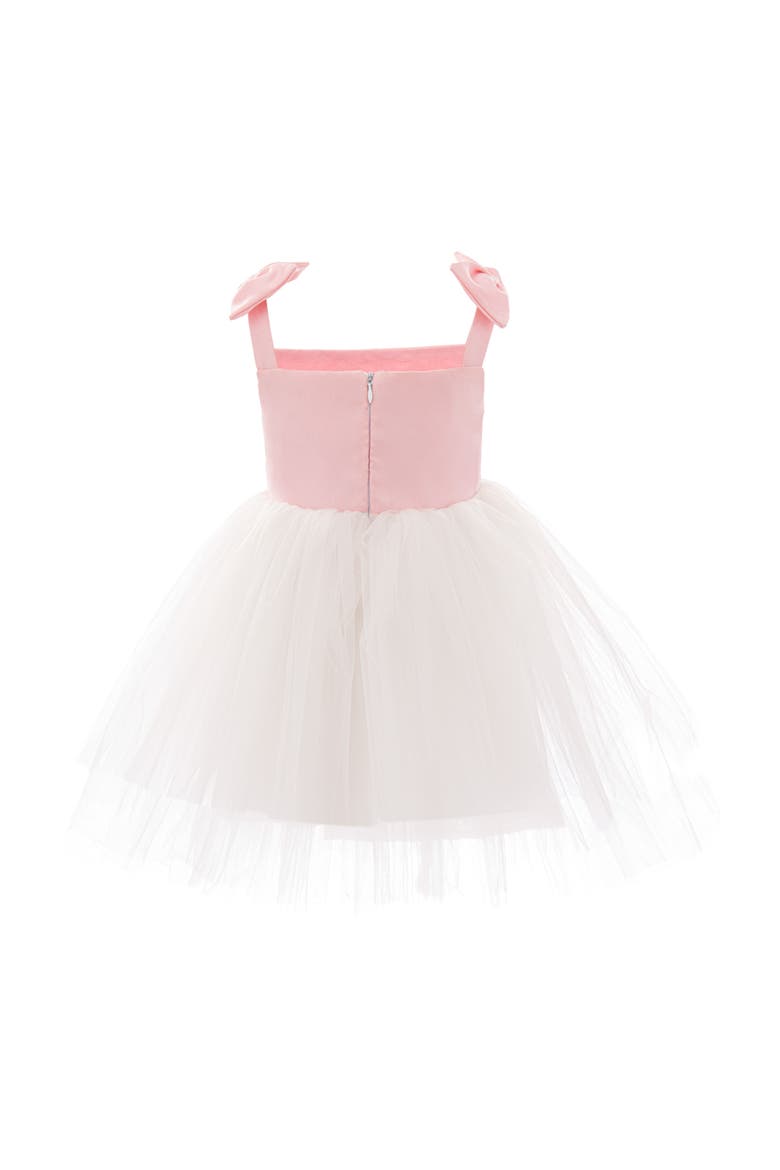 Bodice Dress with Tulle Skirt, Alternate, color, Pink