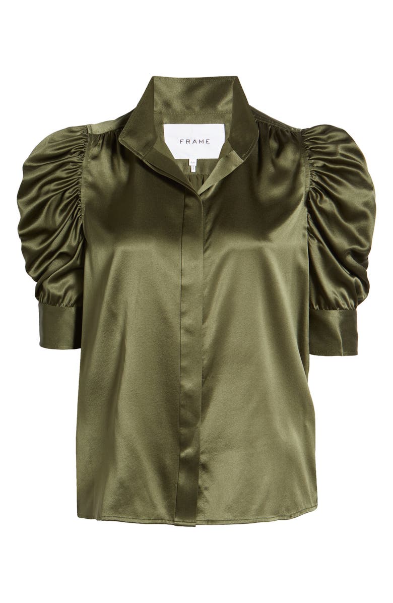 FRAME Gillian Stretch Silk Blouse, Alternate, color, 