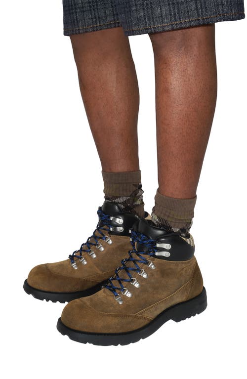 Burberry Moor Lace-up Boot In Brown