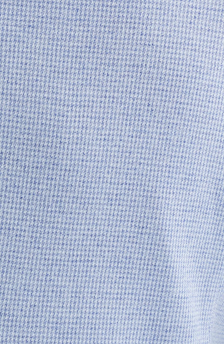 Johnston & Murphy XC Flex<sup>®</sup> Microcheck Knit Sport Coat with Removable Hooded Bib, Alternate, color, Light Blue