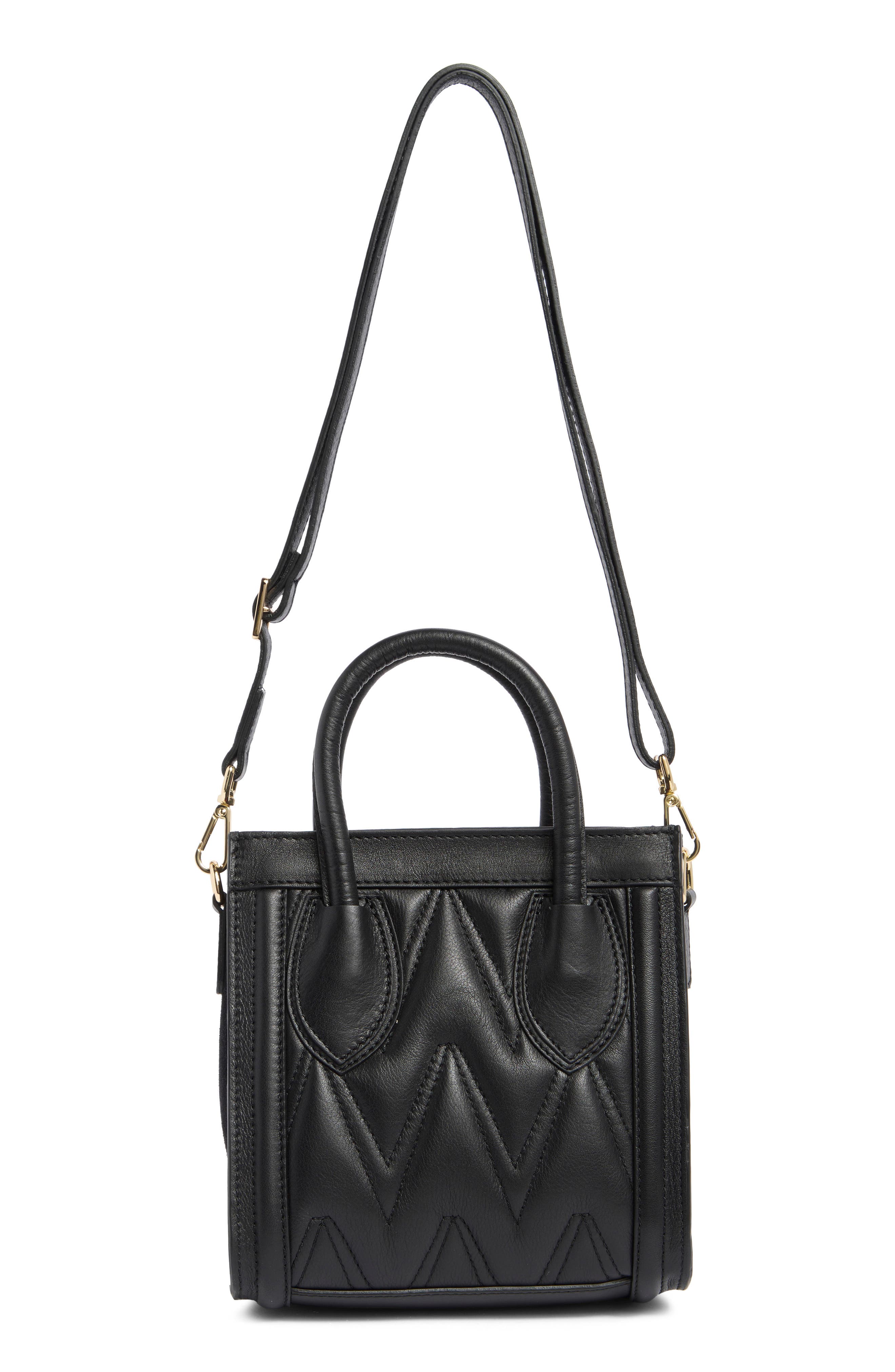 VALENTINO BY MARIO VALENTINO Eva Diamond Convertible Top Handle Bag, Alternate, color, 