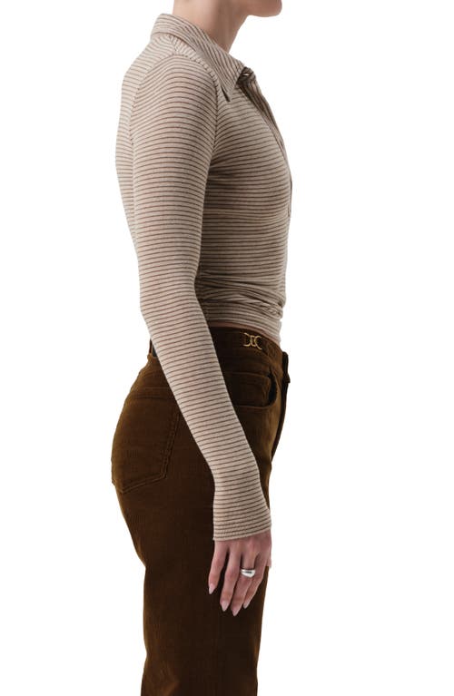 Citizen Of Humanity Citizens Of Humanity Shaea Polo Top In Brown