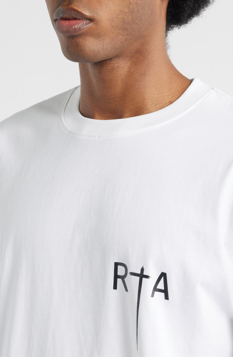 RtA Greatest Hits Long Sleeve Graphic T-Shirt, Alternate, color, White Greatest Hits