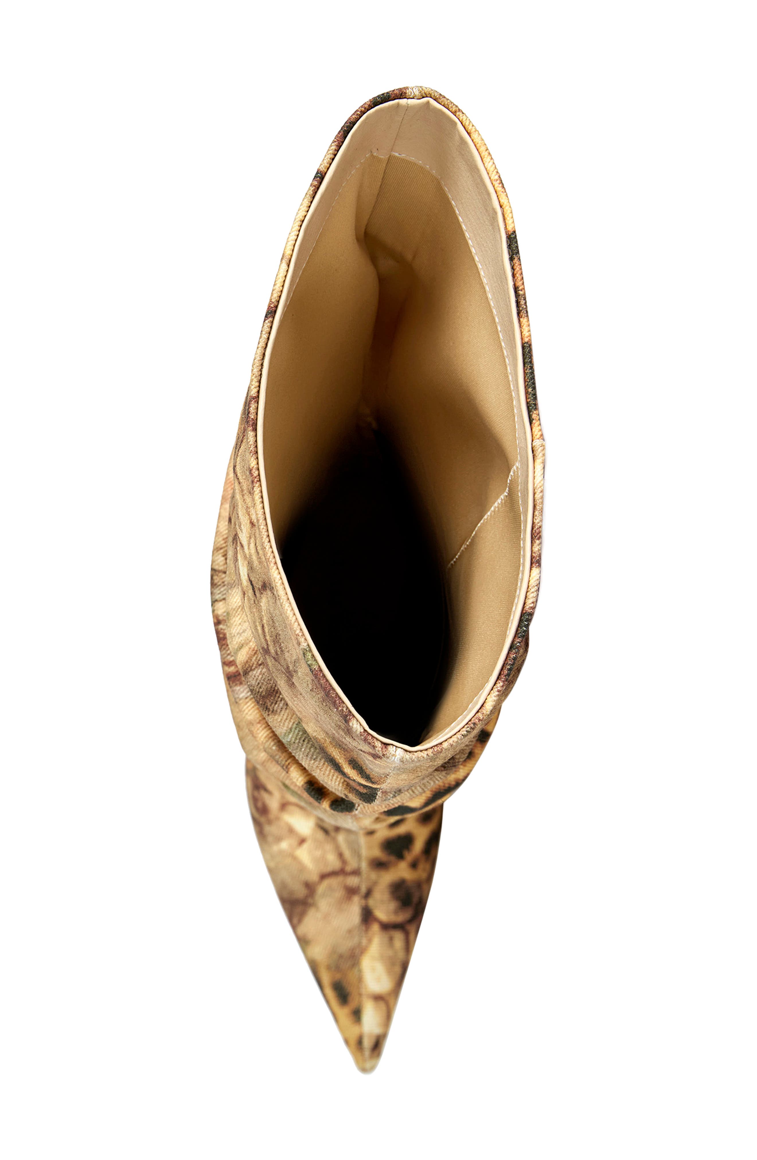 Sterre Leopard Print Knee High Boot, Alternate, color, BROWN MULTI