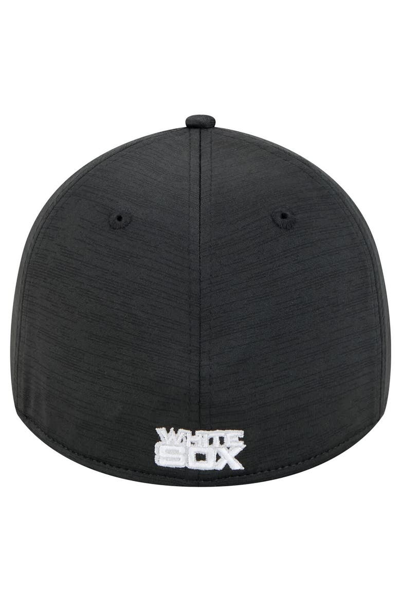 Men's New Era Black Chicago White Sox Tech 39THIRTY Flex Hat, Alternate, color, Black