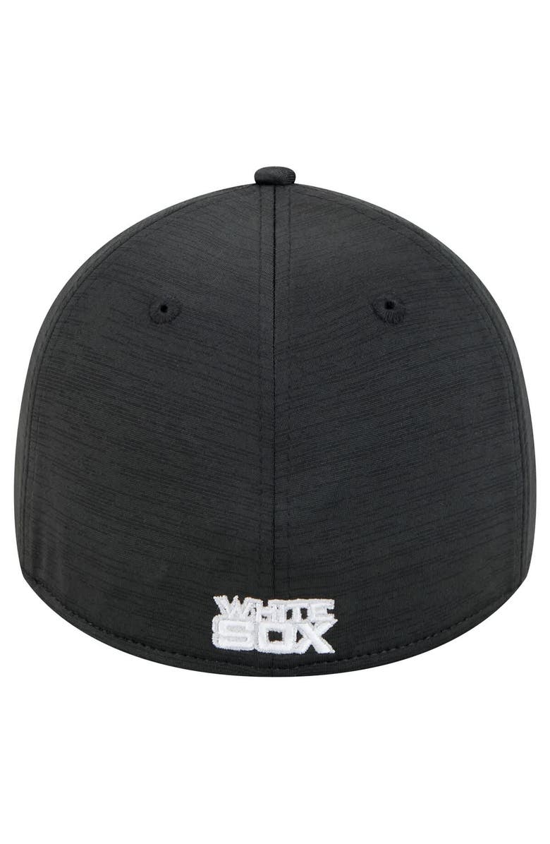 New Era Men's New Era Black Chicago White Sox Tech 39THIRTY Flex Hat, Alternate, color, Black