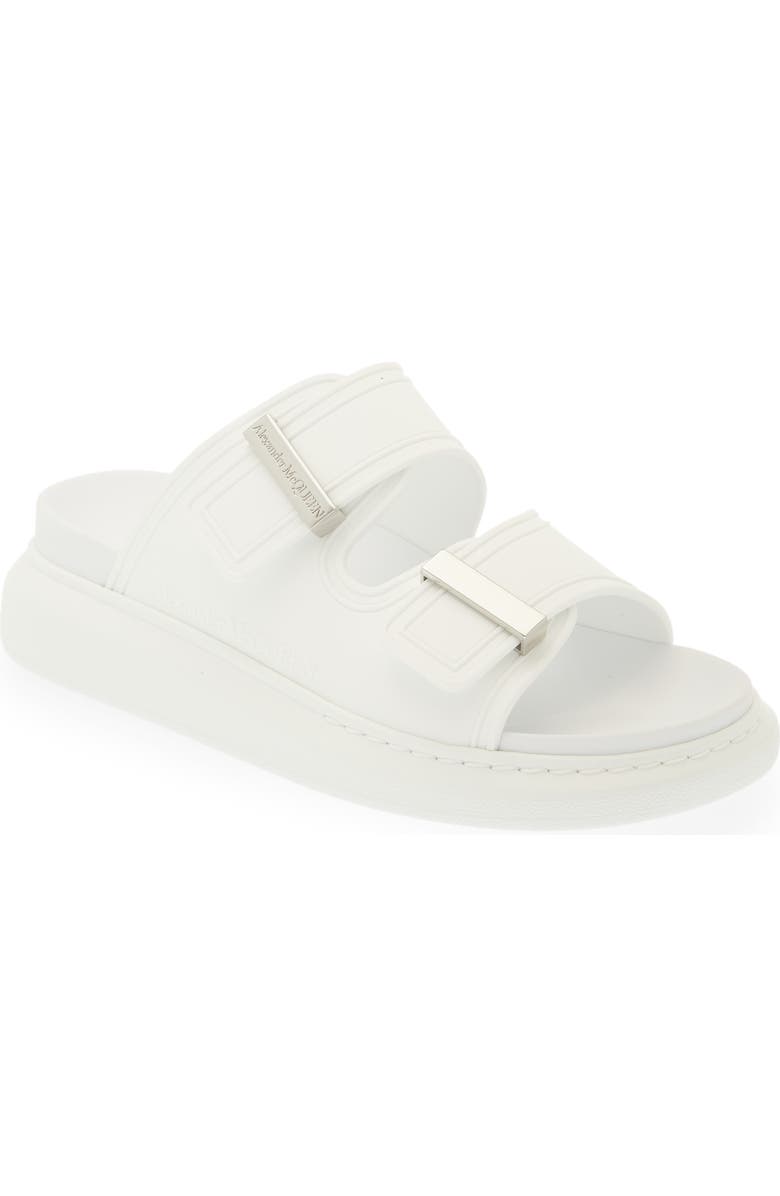 McQueen Oversized Slide Sandal, Main, color,