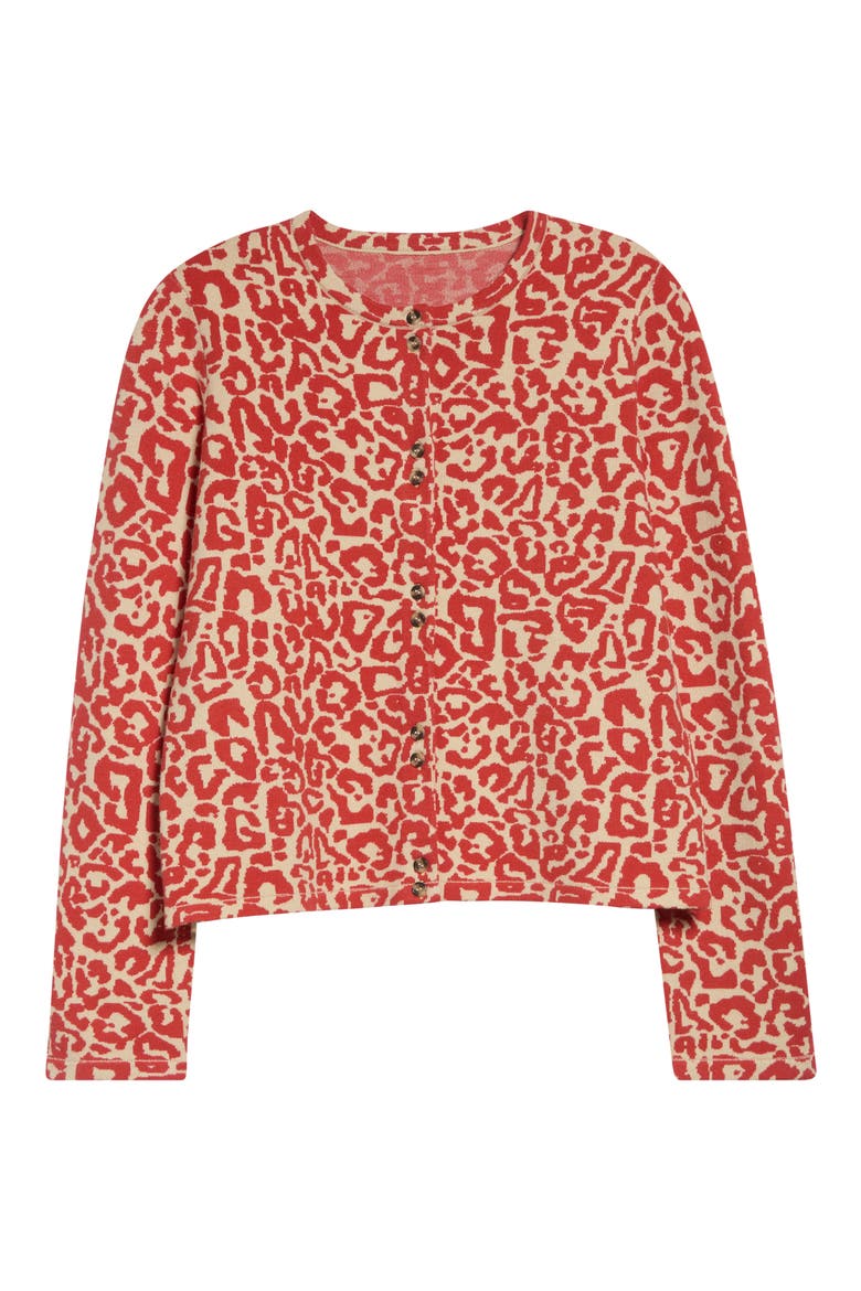 Lexi Cardigan, Alternate, color, RED LEOPARD