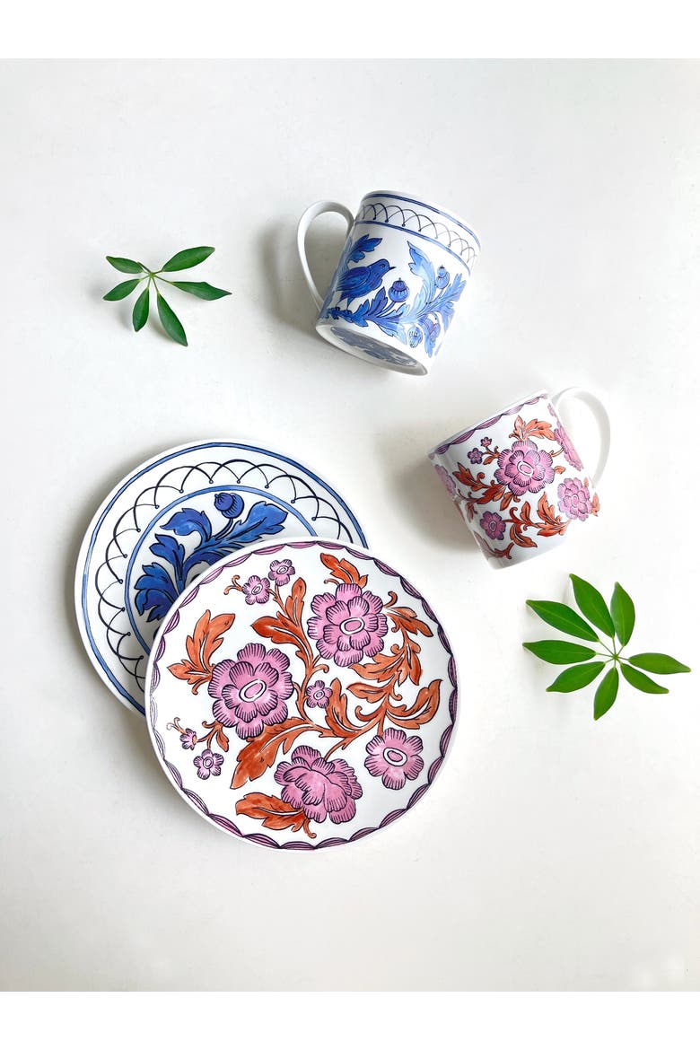 Heritage Blue Bird Blooming Mug, Alternate, color, Multi