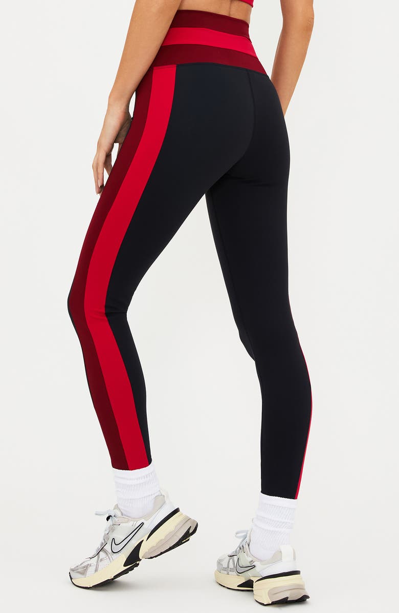 Beach Riot Mariella Colorblock Leggings, Alternate, color, Redwood Colorblock