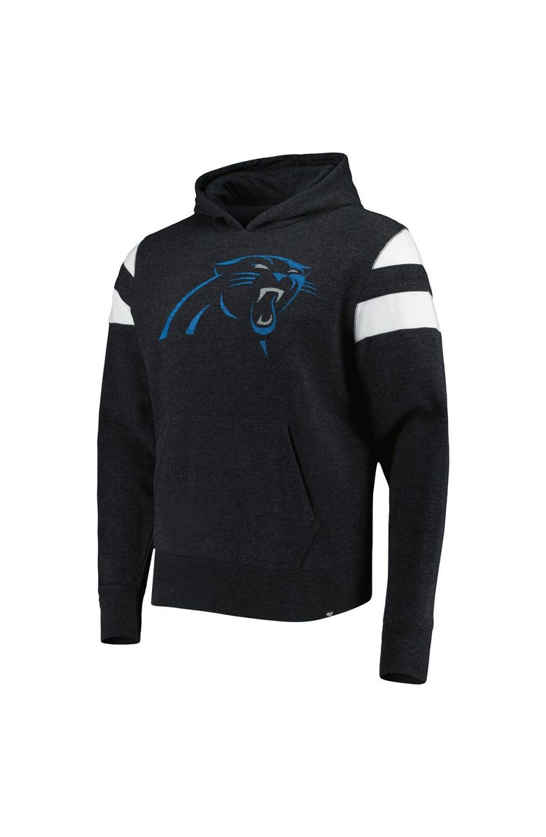 '47 Men's '47 Heathered Black Carolina Panthers Premier Nico Pullover Hoodie, Alternate, color, Black