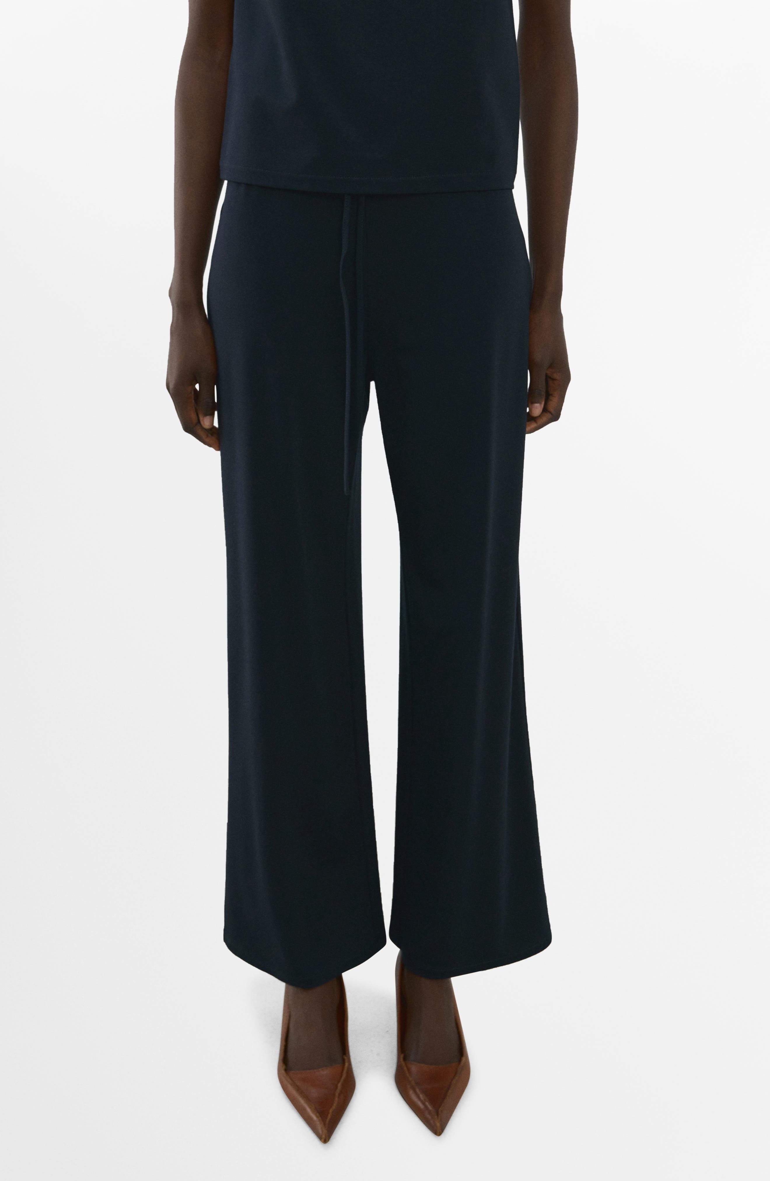 Straight Leg Knit Pants - image 3