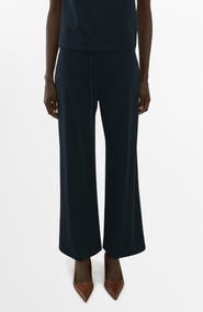 MANGO Straight Leg Knit Pants