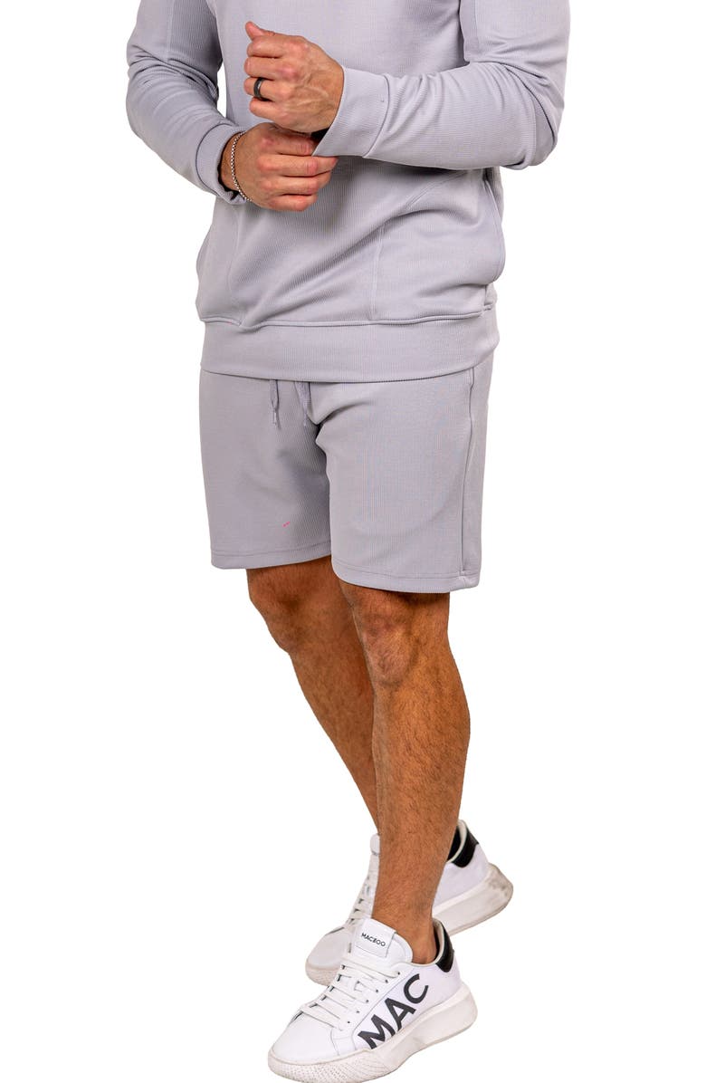 Maceoo Marthyr Drawstring Shorts, Alternate, color, Grey