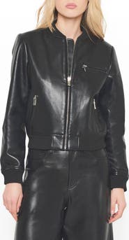 AS by DF Dixie Recycled Leather Bomber Jacket