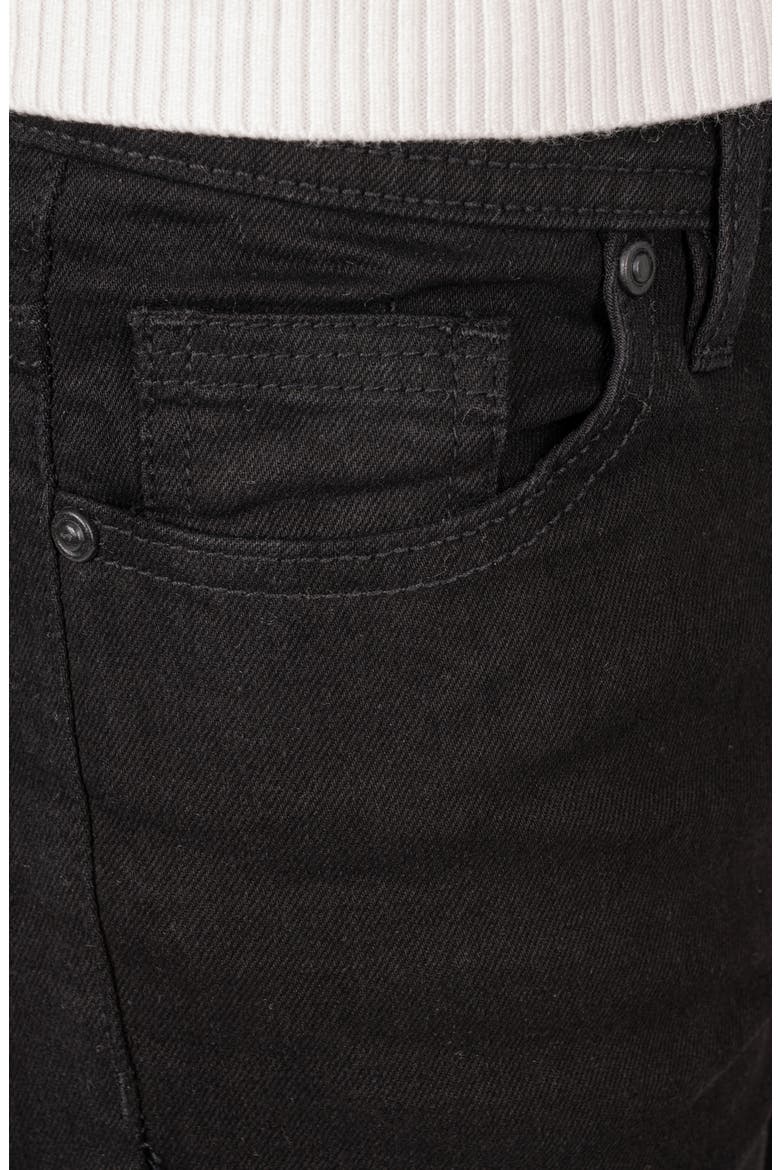Kids' Stretch Cotton Skinny Jeans, Alternate, color, BLACK