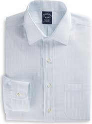 Brooks Brothers Big & Tall Non-iron Graph Patterned Dress Shirt