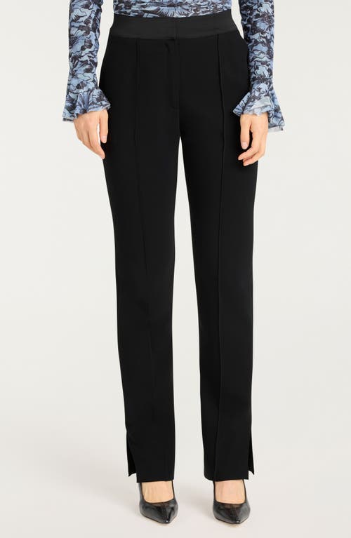 Cinq À Sept Finn Straight Leg Pants In Black