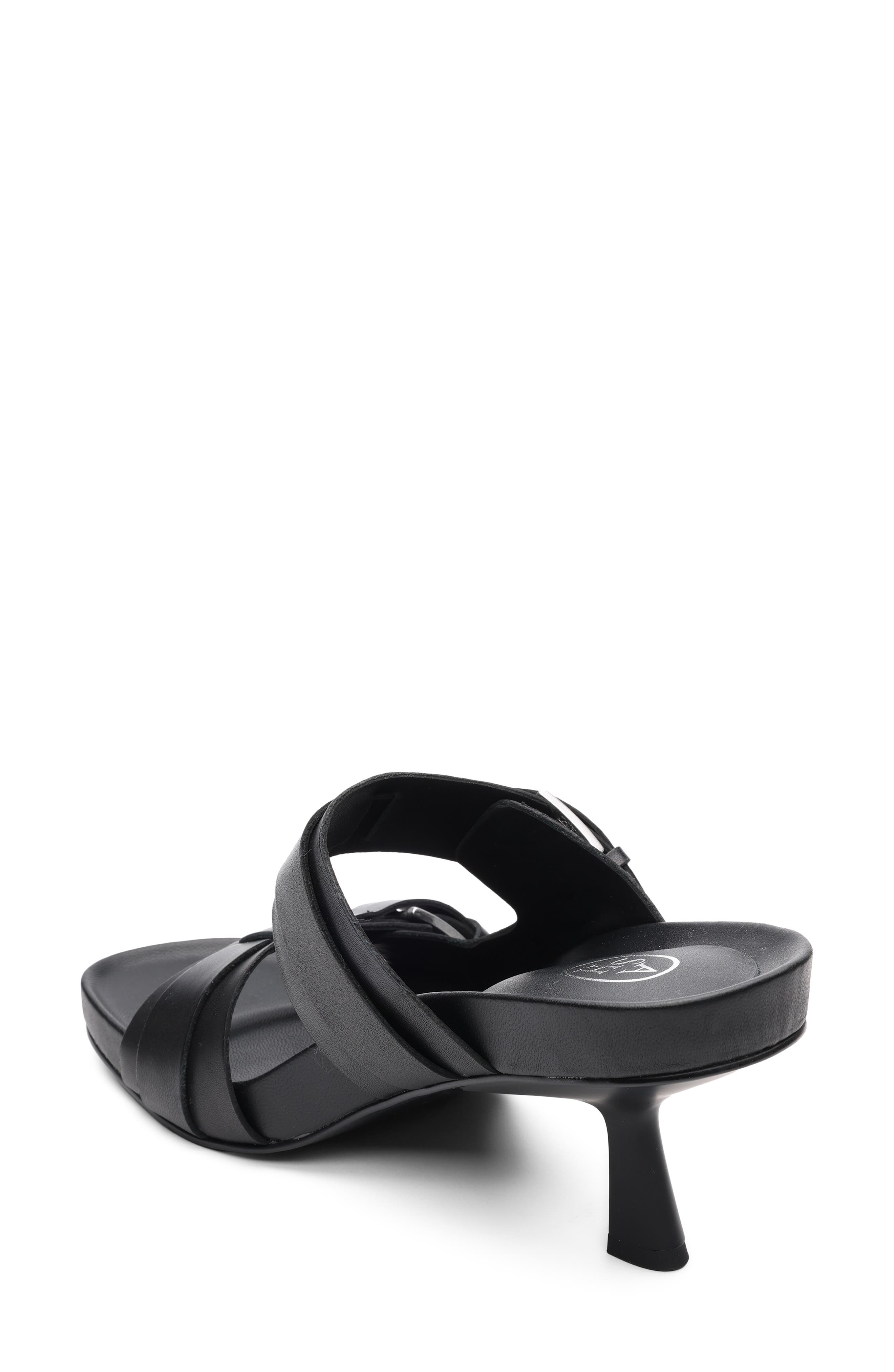 Ash Jakarta Genuine Calf Hair Slide Sandal, Alternate, color, Black