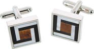 Trafalgar Dallas Square Joint Stone Cufflinks