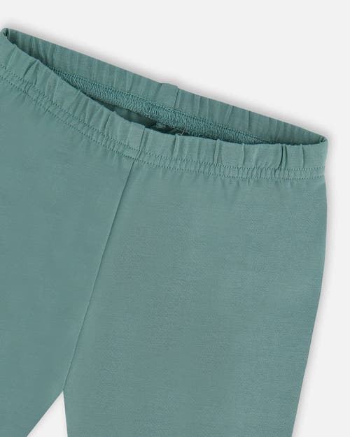 Deux Par Deux Tunic And Leggings Set In Blue