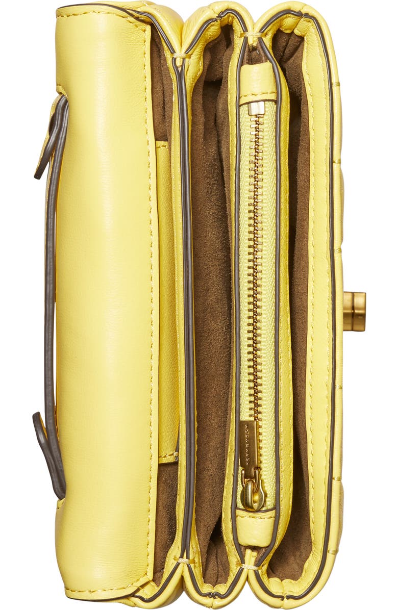 Tory Burch Kira Square Patent Leather Crossbody Bag, Alternate, color,