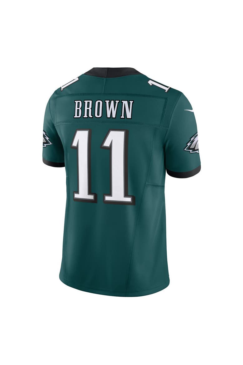 Men's Nike A.J. Brown Midnight Green Philadelphia Eagles Vapor F.U.S.E. Limited Jersey, Alternate, color, Green