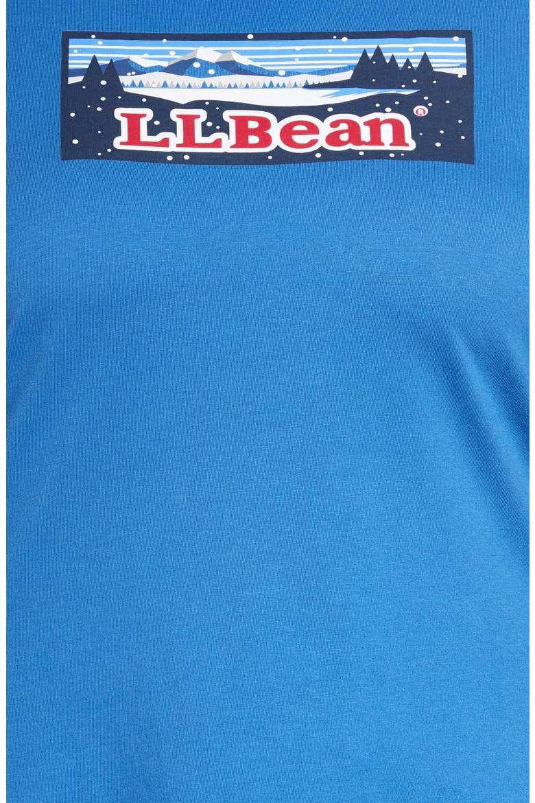 Camp Logo Graphic Pajamas, Alternate, color, BRIGHT BLUE