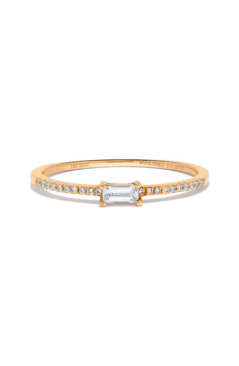 H.J. Namdar East/West Baguette Diamond Stacking Ring, Alternate, color, 