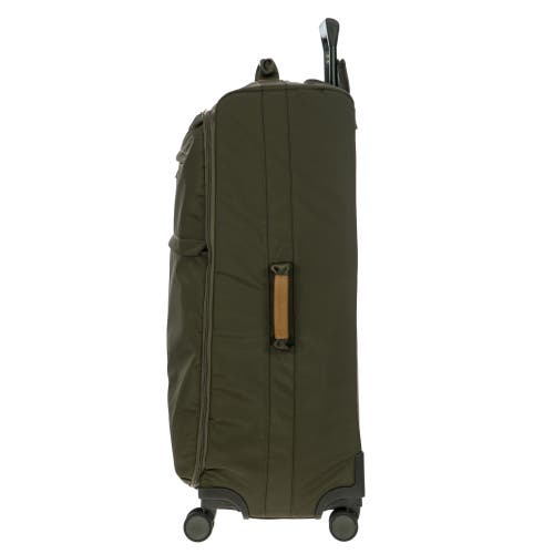 Bric's Olive X-travel Four-wheel Recycled-polyamide Cabin Suitcase 55cm In Green
